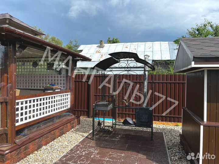 Мангал в стиле лофт