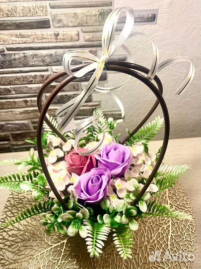 Букет цветов из мыла