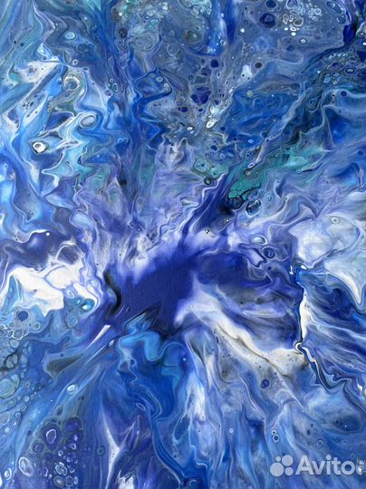 Картина акрилом на холсте вселенная