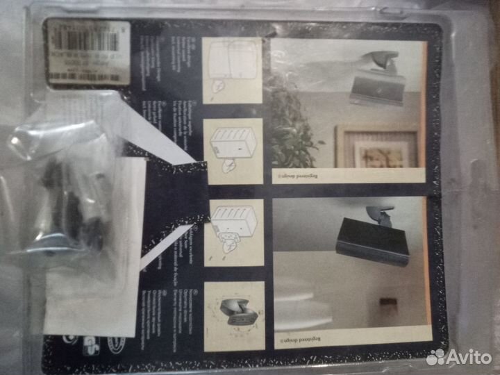 Кронштейн (комплект 2 шт) для колонок черны Vogels