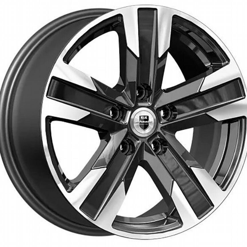 Диски K&K Висмут 7x16 5x105 ET38 D56.6 Алмаз черный