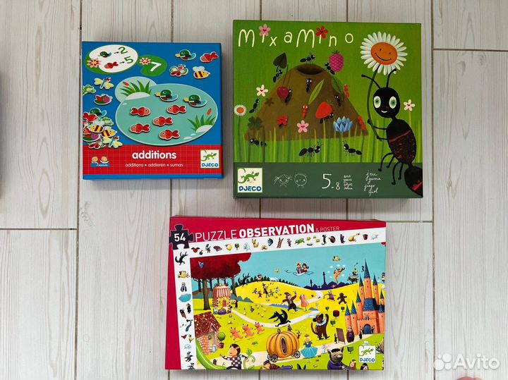Игры Djeco (б/у и новые) и Haba