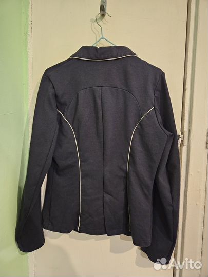 Редингот тёмно-синий для конного спорта Fouganza