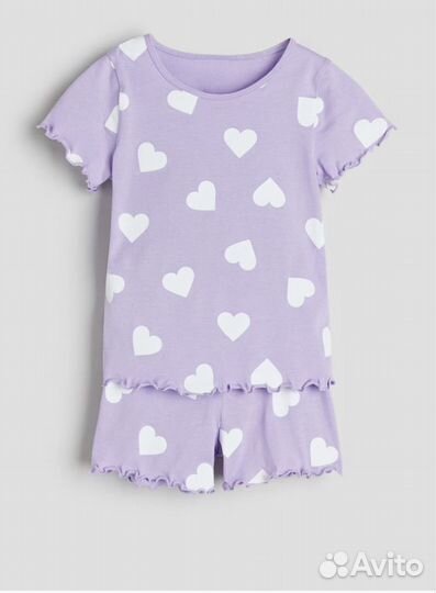 Летний комплект hm 98/104 для девочки. Германия