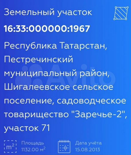 Участок 11,5 сот. (СНТ, ДНП)
