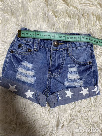 Джинсовые шорты для девочки 92 размер