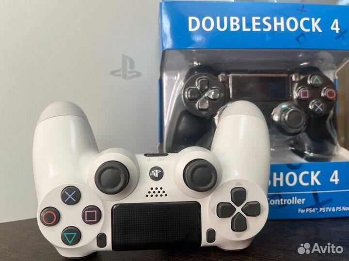 2 геймпада + PlayStation 4 Slim 500GB Белая PS4 PS