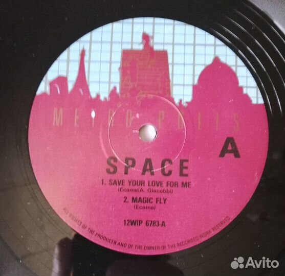 Space UK 12'' singles, blue color 78,82 rare Mixed