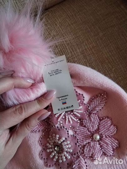 Шапка для девочки новая