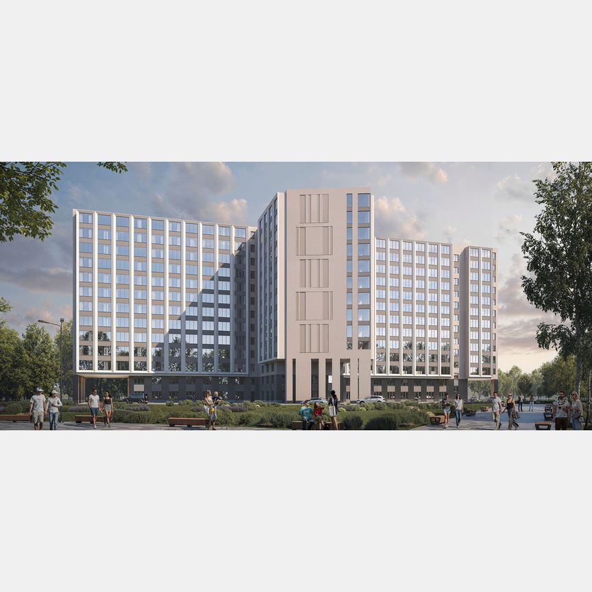 1-к. апартаменты, 24,9 м², 7/13 эт.