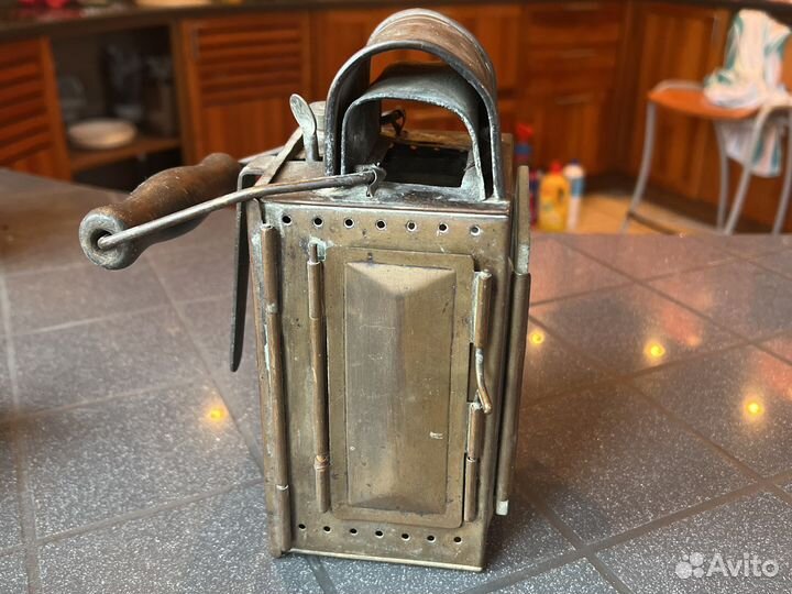Старый немецкий карбидный фонарь