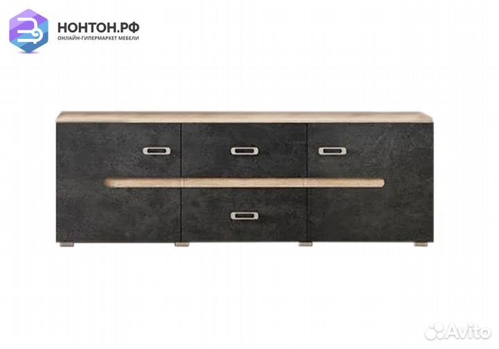 Тв-тумба Ким бетон графит / cонома