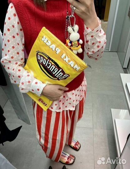 Сумка в виде пачки чипсов Balenciaga оригинал