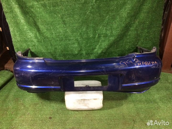 Бампер задний wagon Subaru Impreza GG3 Синий вмяти