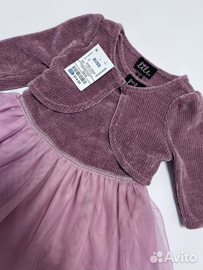 Нарядное платье для девочки 80 86