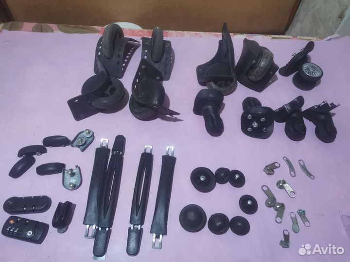 Запчасти для чемодана, колеса, ручки