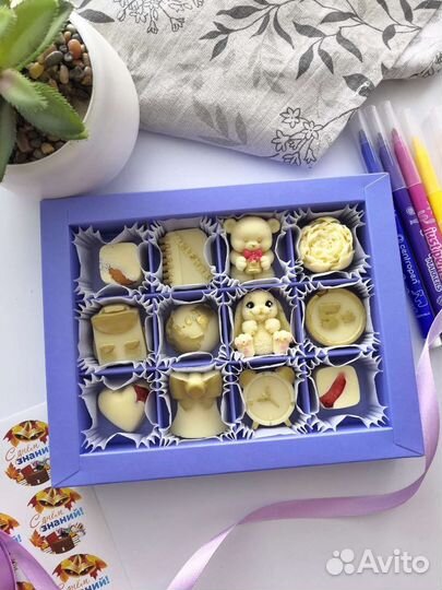 Шоколад ручной работы/подарок учителю/на 1сентября