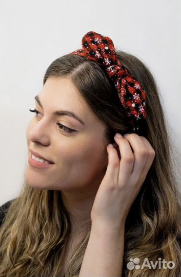 Повязка для волос новая новогодняя