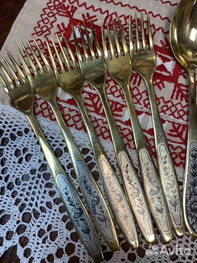 Набор столовый 12 шт.вес634 гр