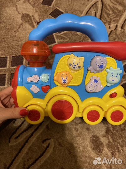Детский паровозик музыкальный