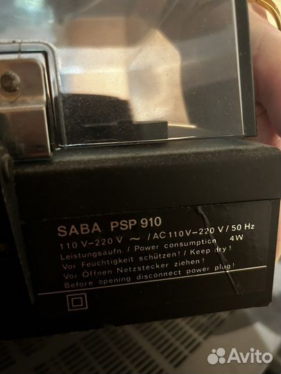 Виниловый проигрыватель saba psp 910