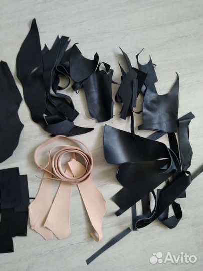 Остатки натуральной кожи, цена за всё