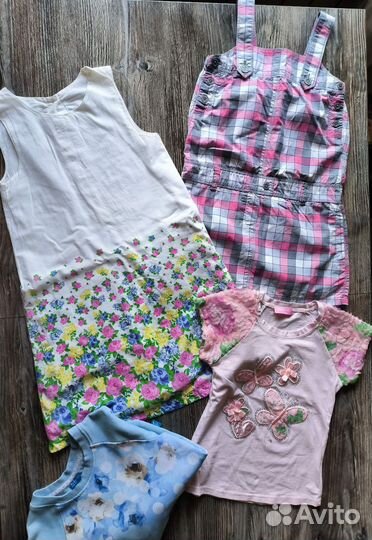 Пакет вещей для девочки 116 122 128 134