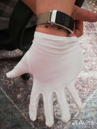 Перчатки парадные белые 100 хлопок