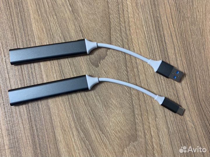 Переходник TypeC-4xUSB и USB-4xUSB