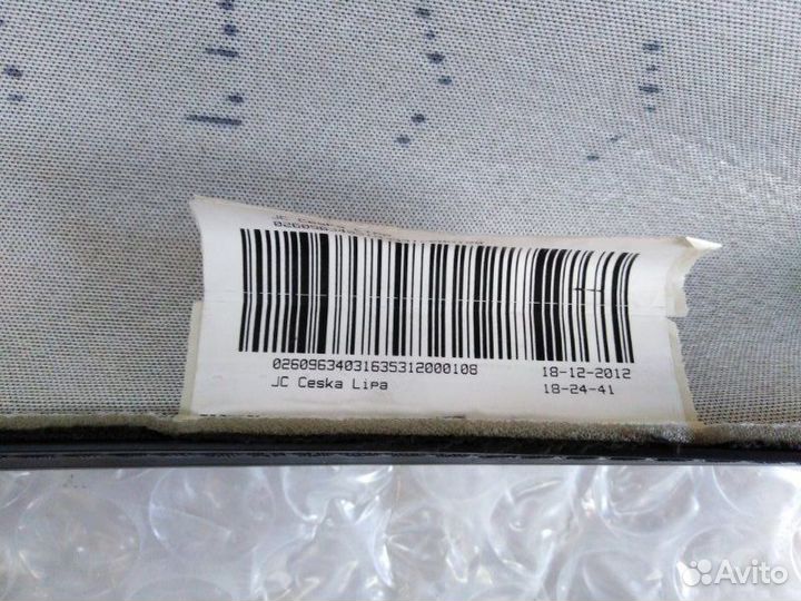 Чехол спинки сиденья передний Opel Astra 2009