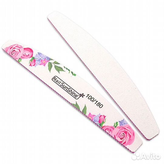 Пилка для ногтей с принтом 180/240