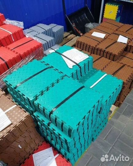 Модульная пвх плитка для склада