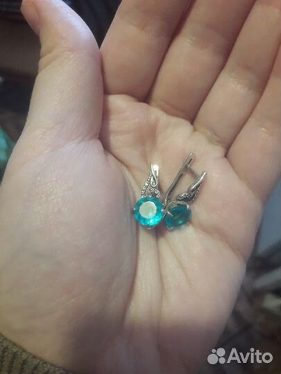 Серебряные серьги
