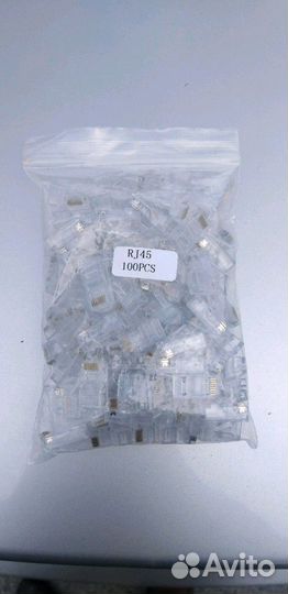 Коннекторы RJ 45(витая пара)