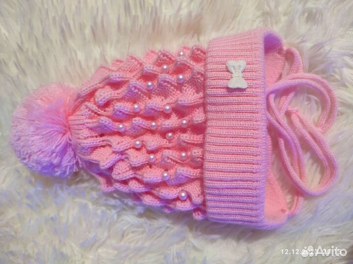 Шапочка для новорождённого весна осень