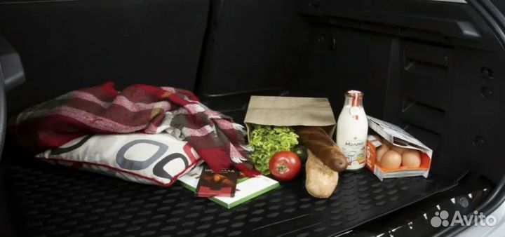 Коврик в багажник Nissan Almera RUG15 SD 2012-2018 пластик