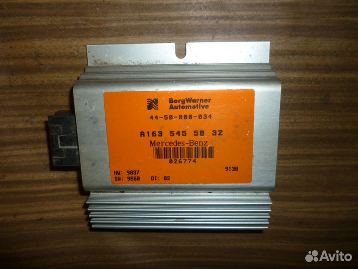 A1635455032 блок управления раздаткой Mercedes W16