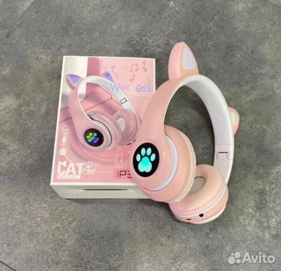 Наушники с кошачьими ушками