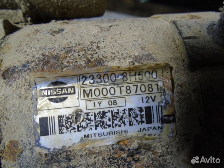 Стартер nissan X-trail T30 (2001-2007)