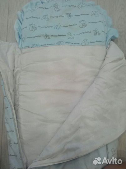 Велюровый конверт и одеяло bebitof