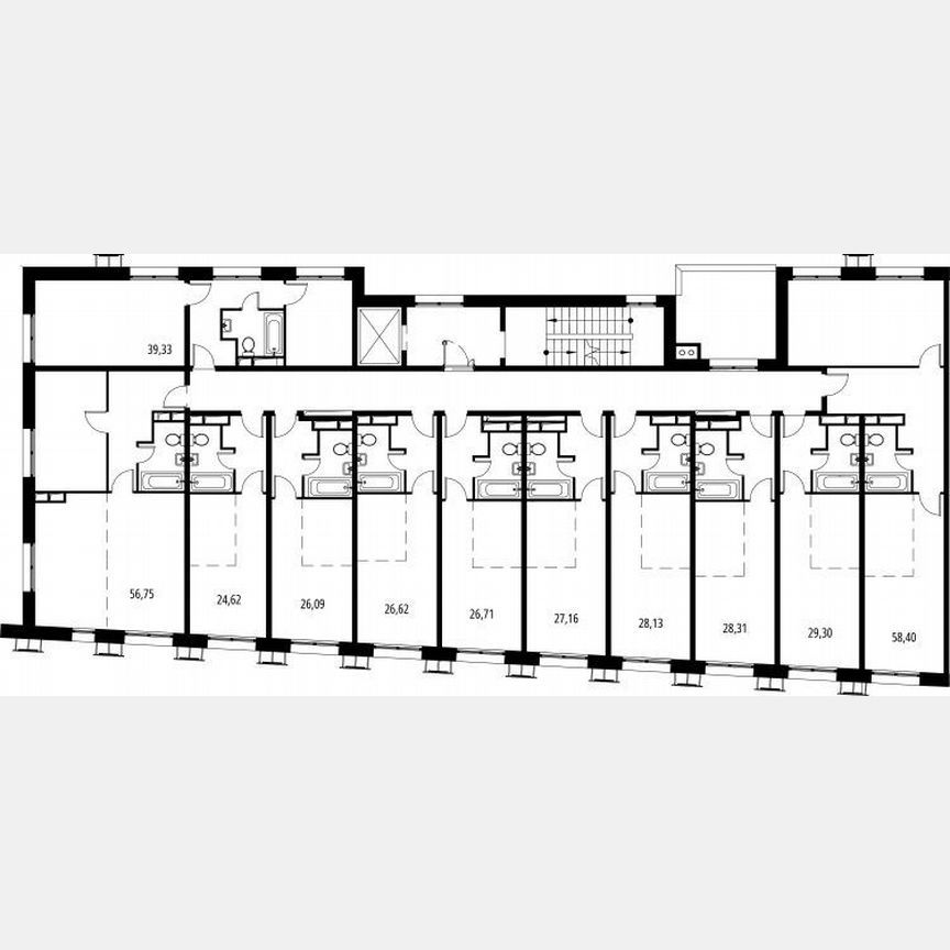 Квартира-студия, 28,1 м², 2/4 эт.