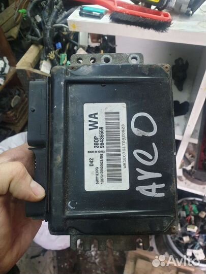 Эбу Chevrolet Aveo T200 + замок зажигания B12S1