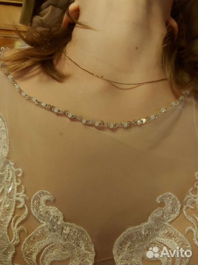 Свадебное или вечернее платье 52-54 р