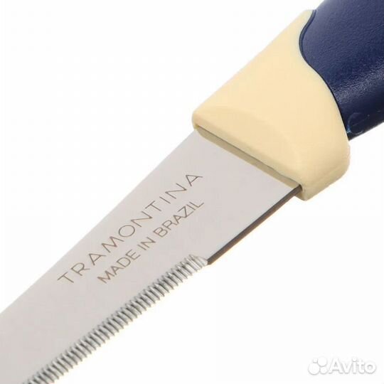 Нож для томатов/цитрус. 10см синий Бразилия