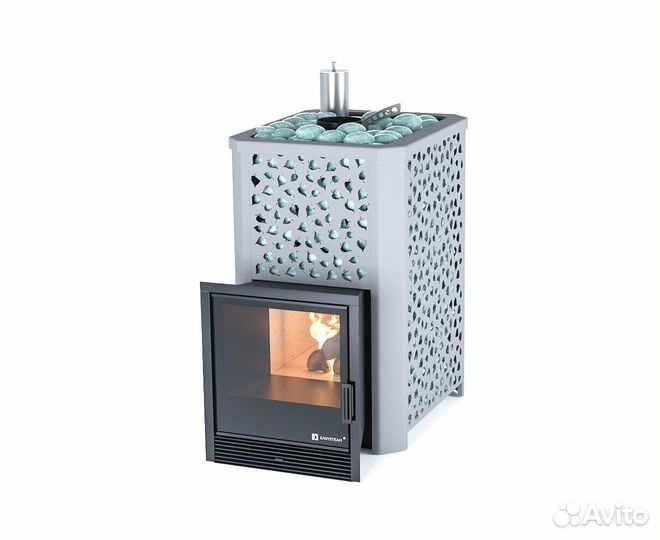 Печь для бани Изистим Ялта 15 - Сетка берёзовый ли