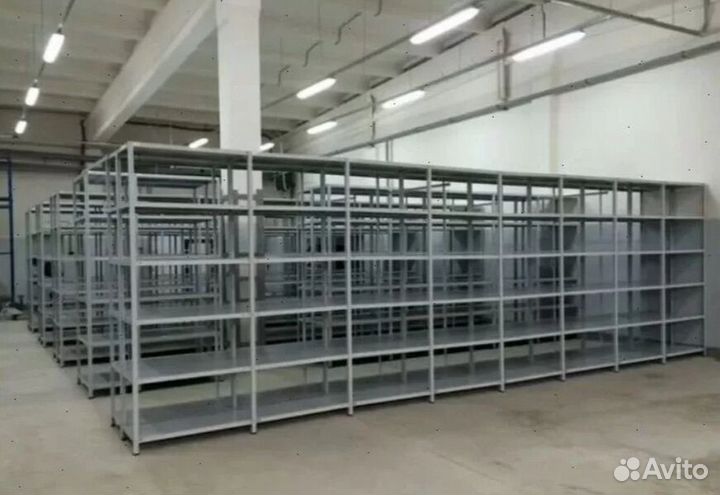 Стеллажи металлические новые 208