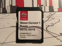 Карта Nissan Connect 1 - Россия 2016