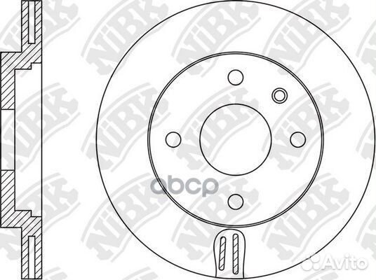 Диск тормозной chevrolet cobalt 14- 1.5 RN1560