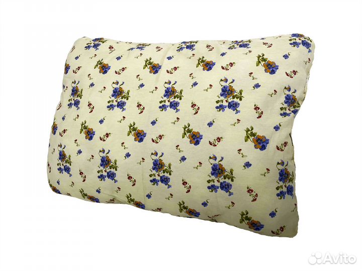 Подушка для сна, 50х70, лебяжий пух/поплин