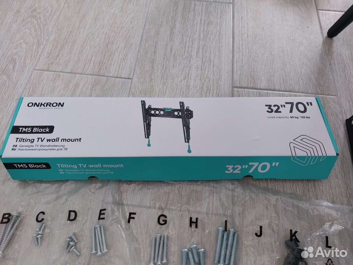 Наклонный кронштейн для телвизора onkron 32-70 TM5